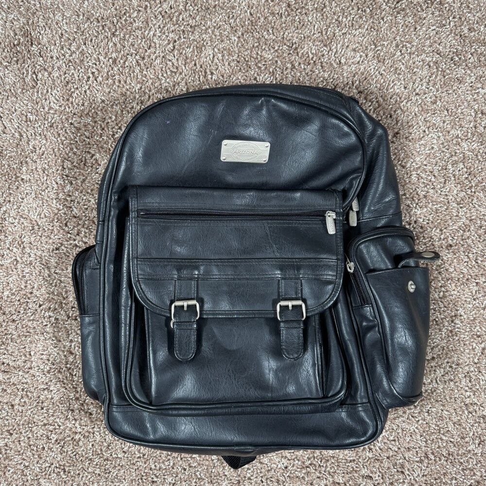 VTG Y2K Arizona Faux Leather Backpack Purse